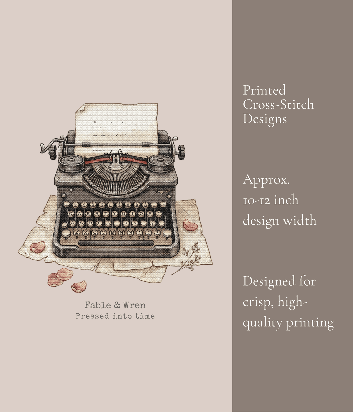 Pressed Into Time Typewriter T-Shirt | Messages from the Past No. 03
