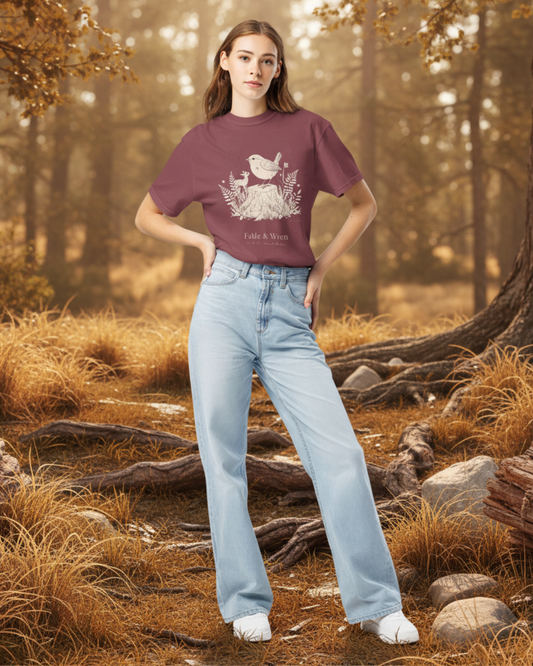 Where Quiet Gathers | Wren Collection Heavyweight T-Shirt