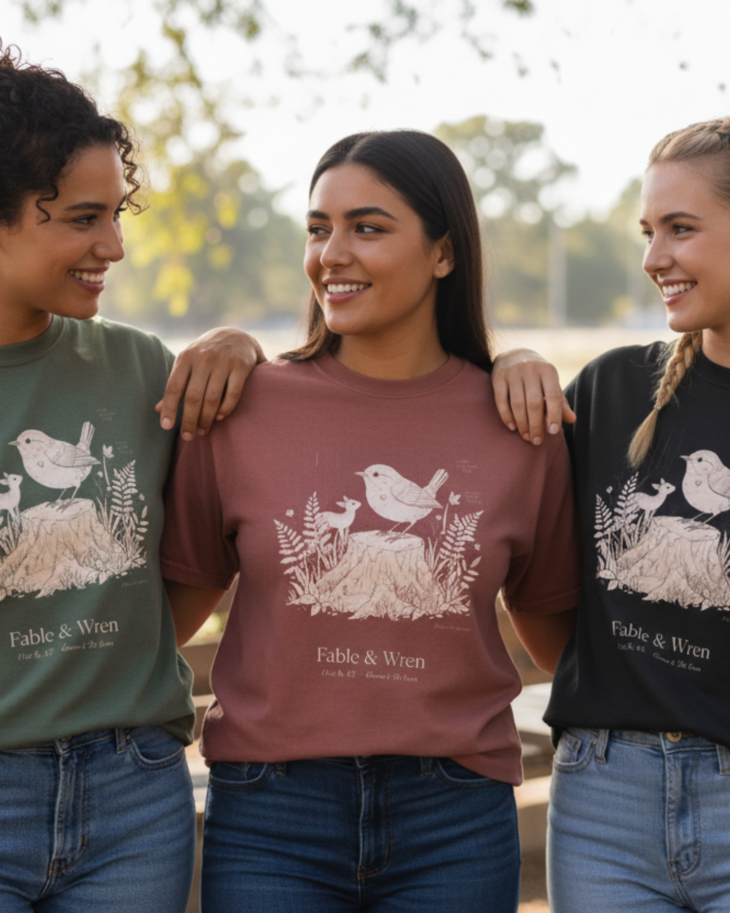Where Quiet Gathers | Wren Collection Heavyweight T-Shirt