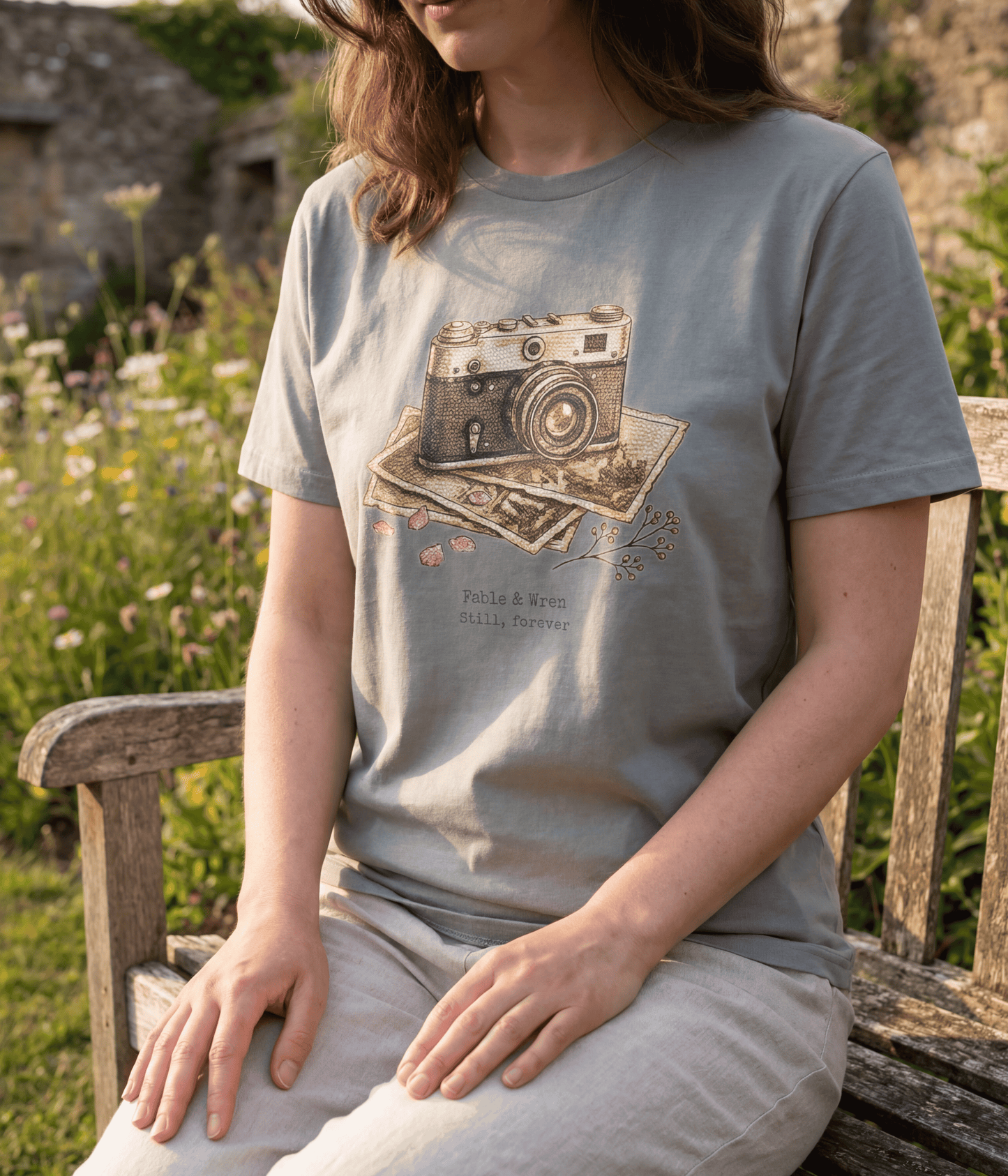 Still, Forever Camera T-Shirt | Messages from the Past No. 01