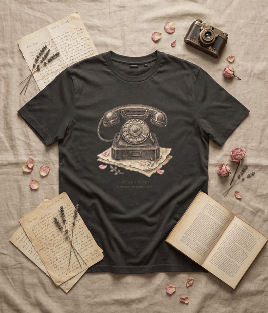 A Voice Remembered Telephone T-Shirt | Messages from the Past No. 02