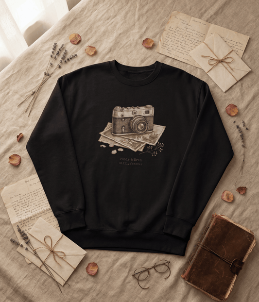 Still, Forever Camera Crewneck Sweatshirt | Messages from the Past No. 01