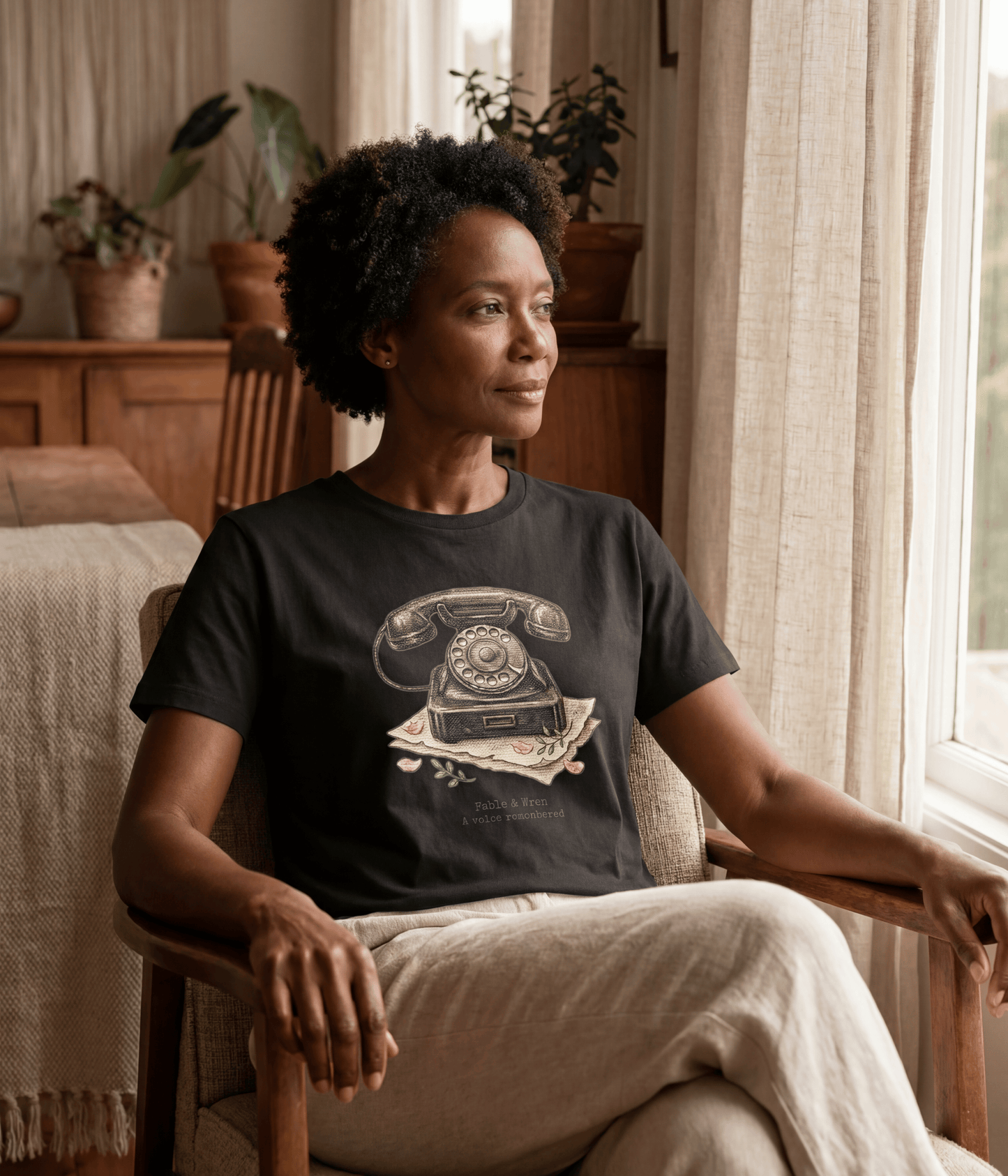 A Voice Remembered Telephone T-Shirt | Messages from the Past No. 02