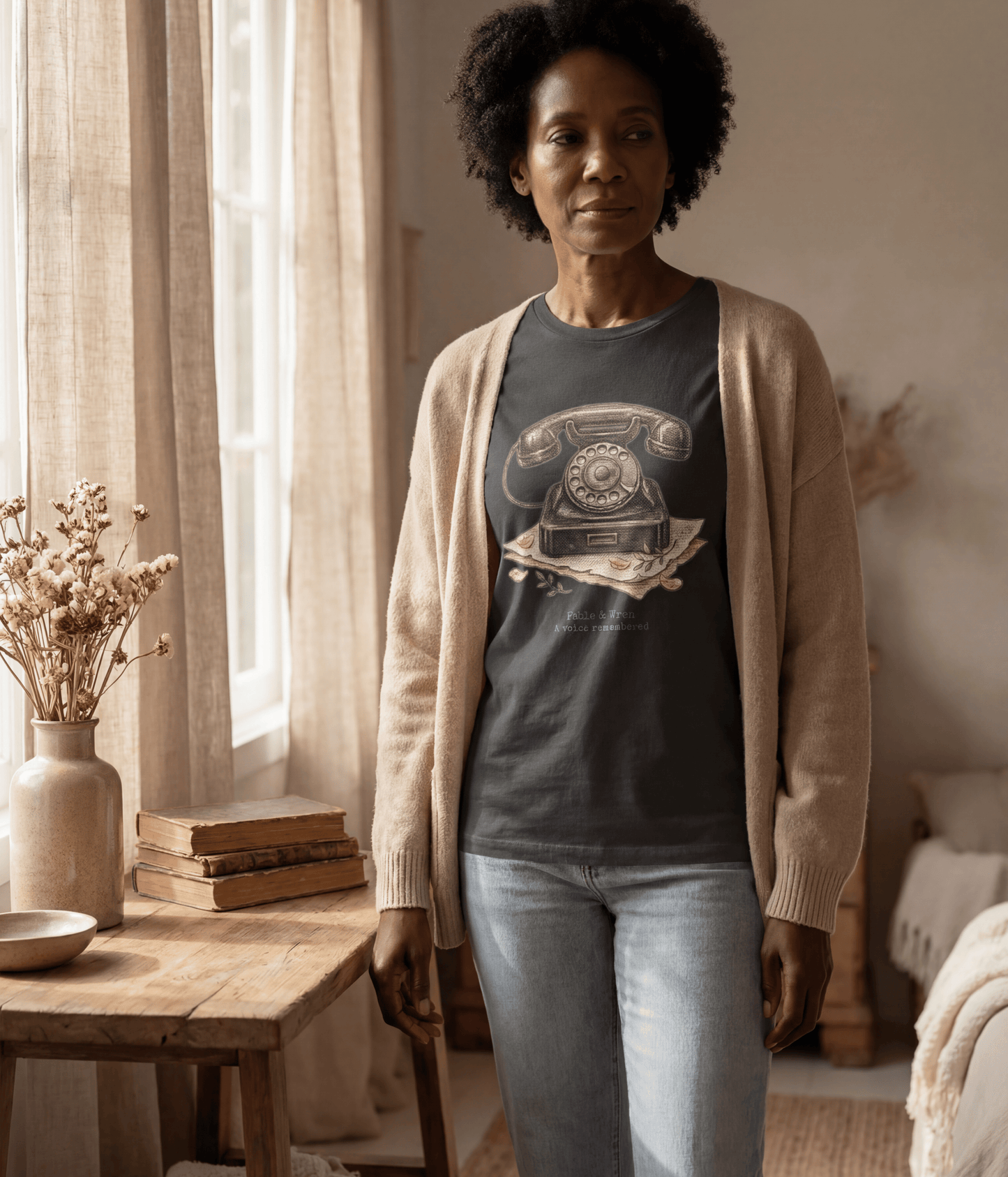A Voice Remembered Telephone T-Shirt | Messages from the Past No. 02