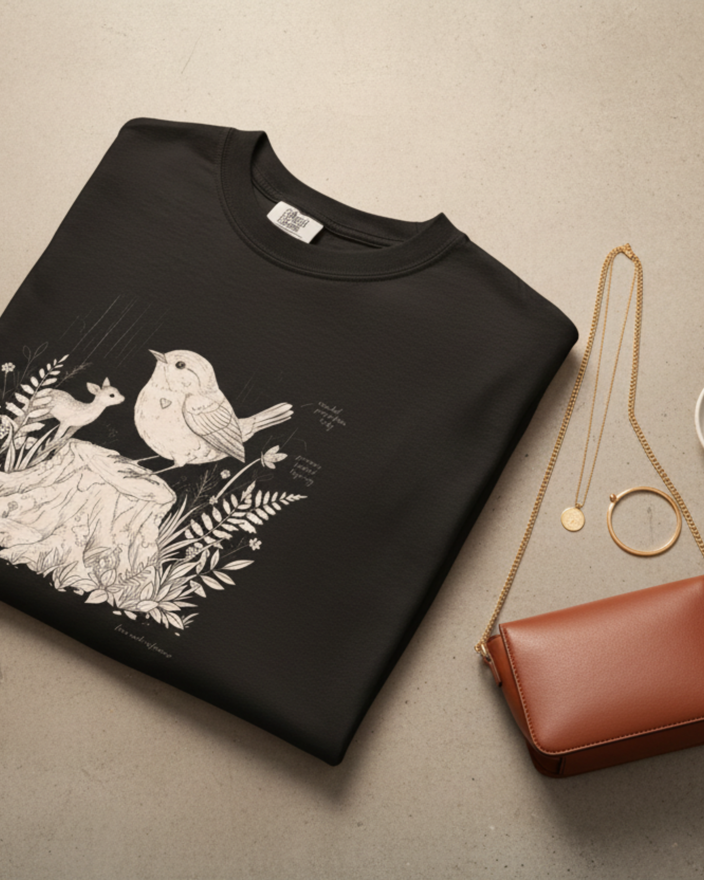 Where Quiet Gathers | Wren Collection Heavyweight T-Shirt