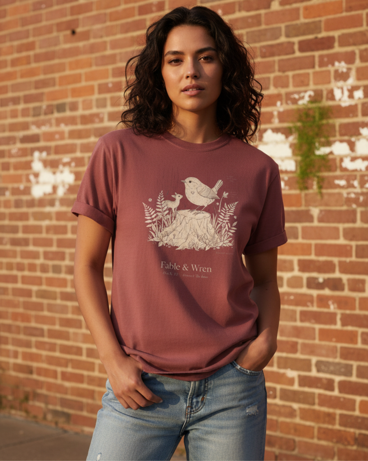 Where Quiet Gathers | Wren Collection Heavyweight T-Shirt