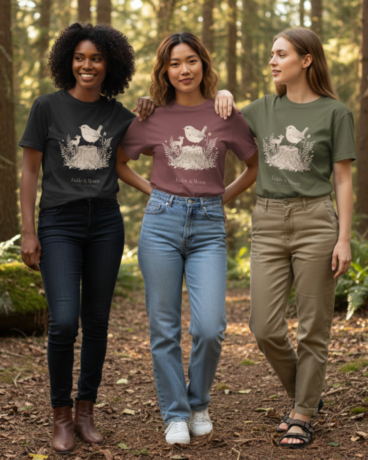 Where Quiet Gathers | Wren Collection Heavyweight T-Shirt